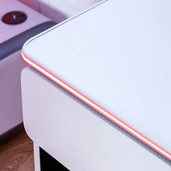 X Rocker Carbon Tek Gaming Desk with Wireless Charging and Neo Fibre LED 5