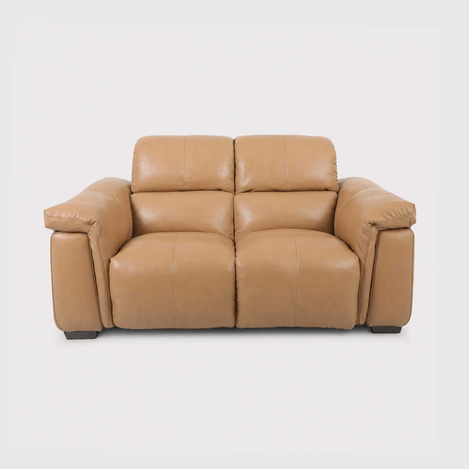 Mortimer 2 Seater Power Recliner Sofa, Brown Leather | Barker & Stonehouse