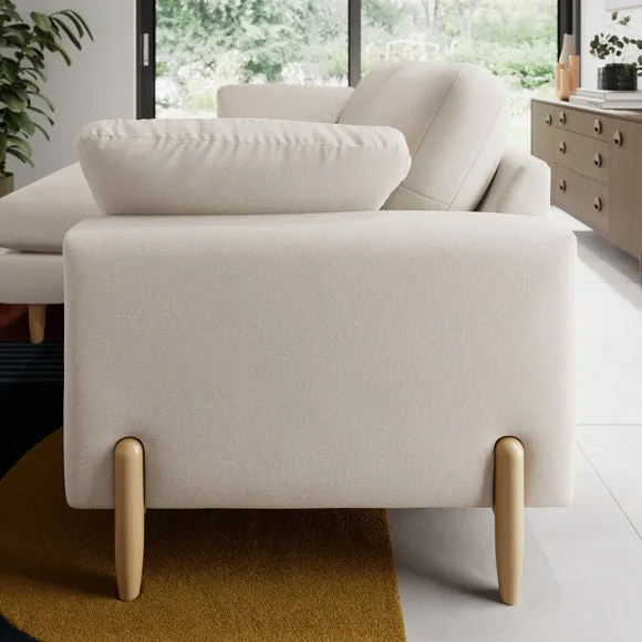 Apollo Soft Texture Corner Chaise Sofa 2