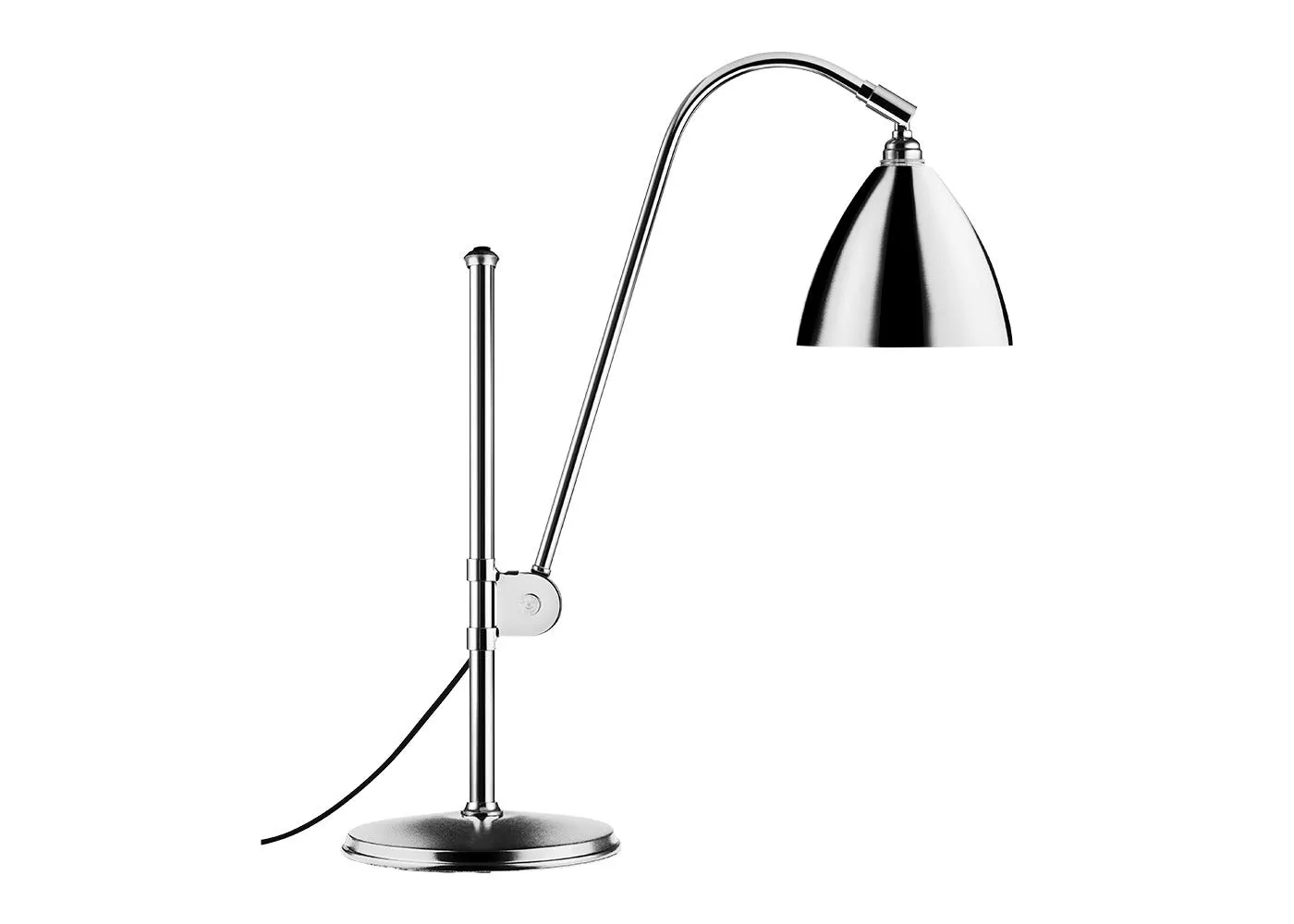 Gubi Bestlite BL1 Table Light Chrome Base Chrome Shade 1