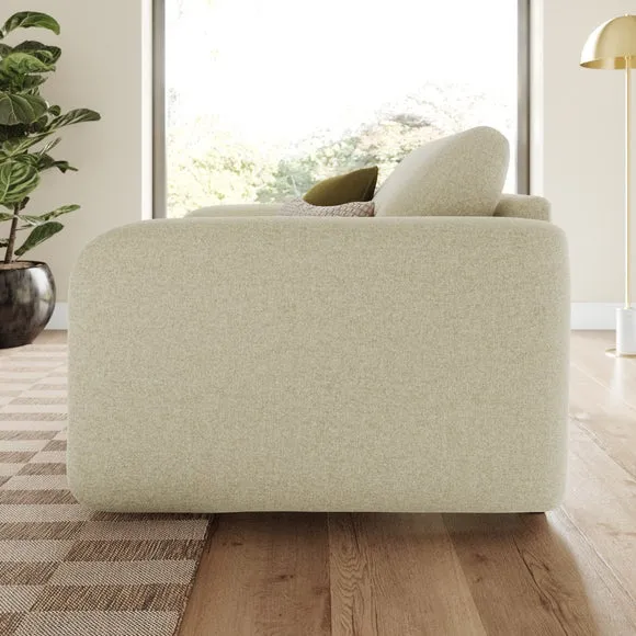 Luca Soft Chenille Snuggle Chair 2