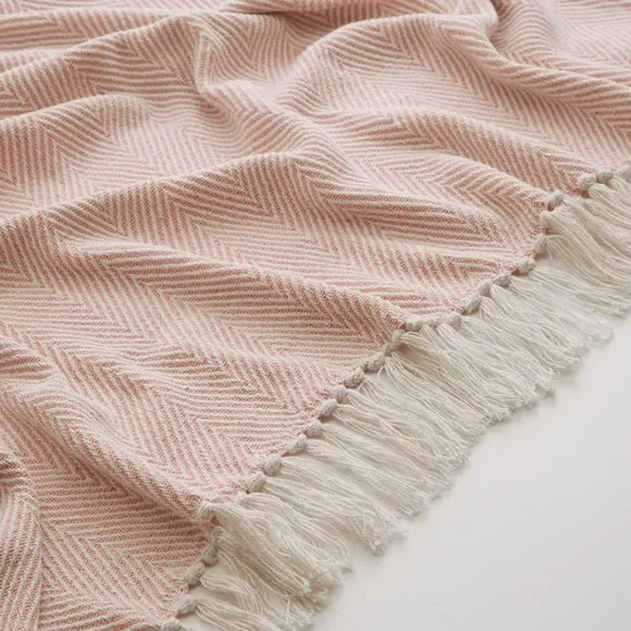 Jenson Herringbone Throw Blanket 2