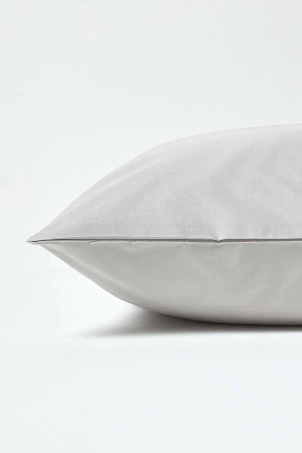 Homescapes Continental Egyptian Cotton Pillowcase 200 TC, 40 x 80 cm in Silver 2