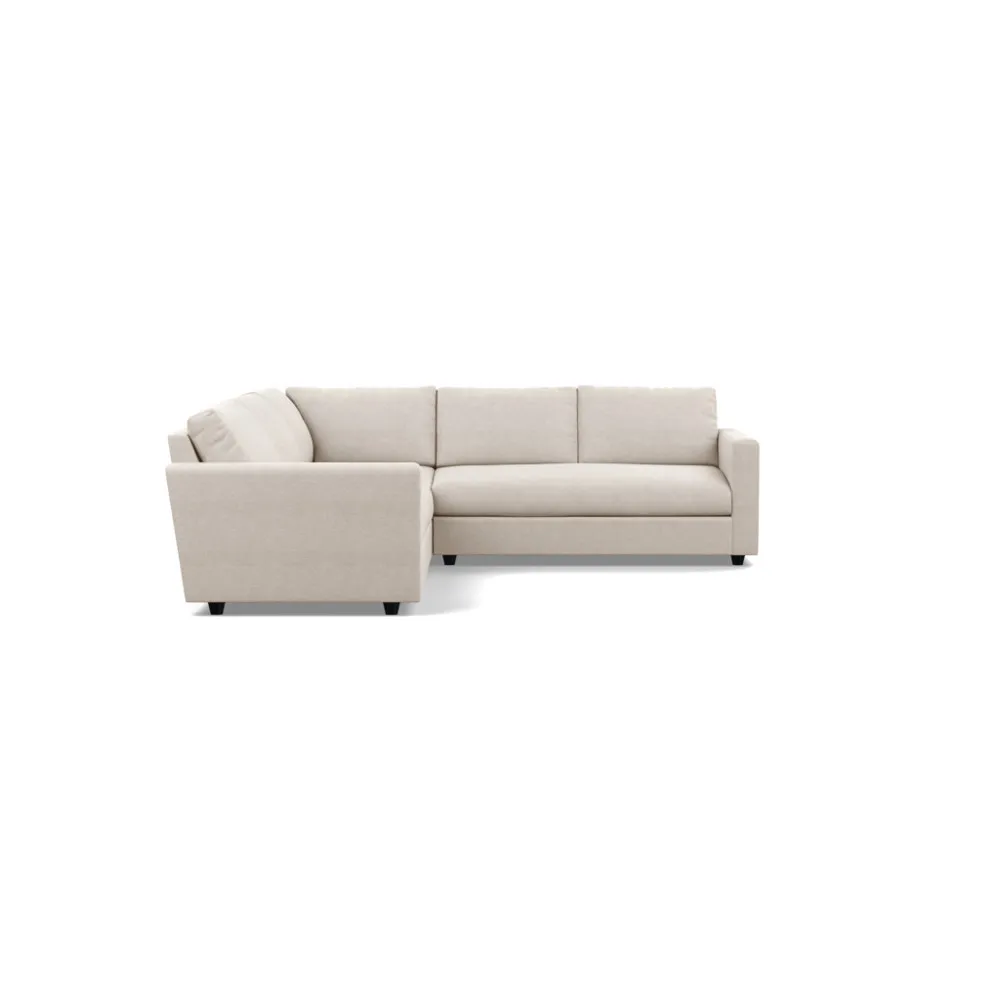 Heal's Nimbus II Large Corner Sofa Texture Limestone