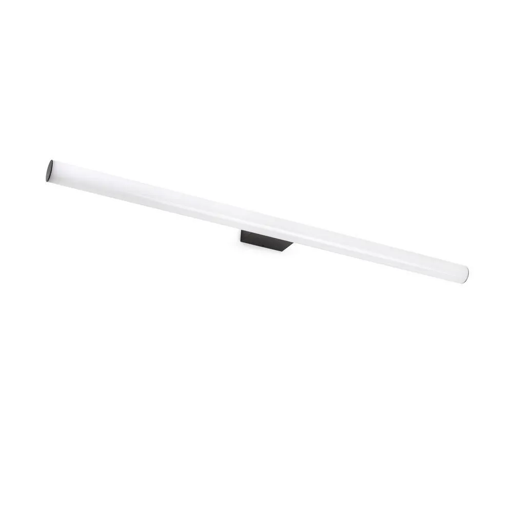 Netlighting Volga Integrated LED Picture Light Wall Light Black 3000K IP44