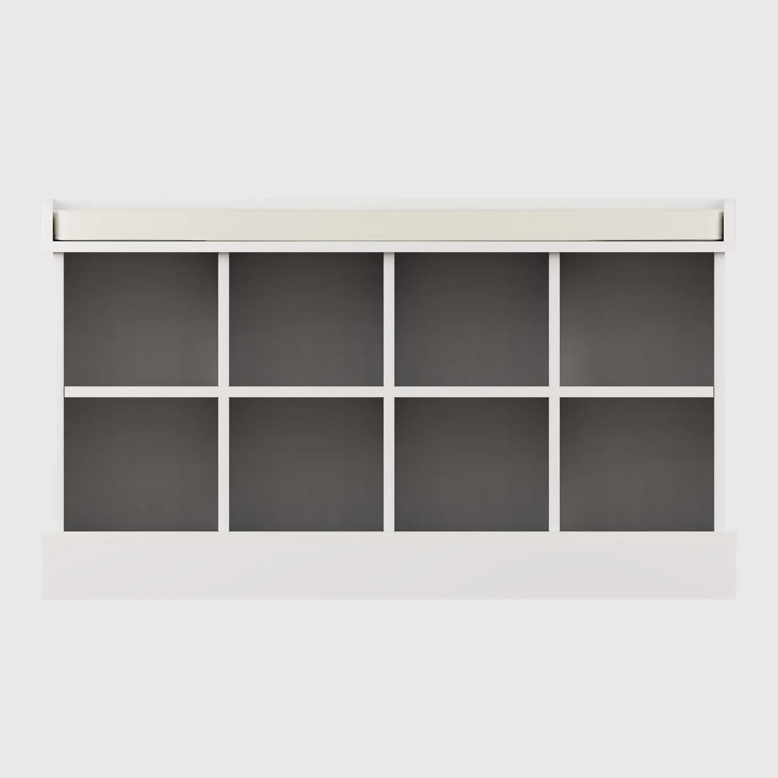 GFW Kempton Shoe Bench in White 4