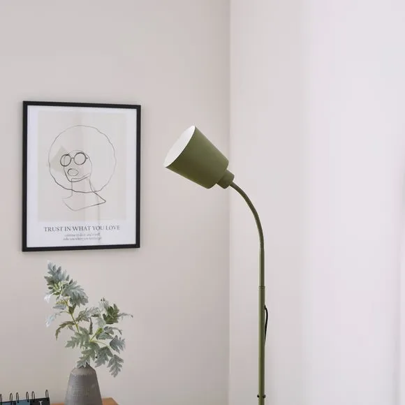 Sanford Goose Neck Adjustable Floor Lamp 3