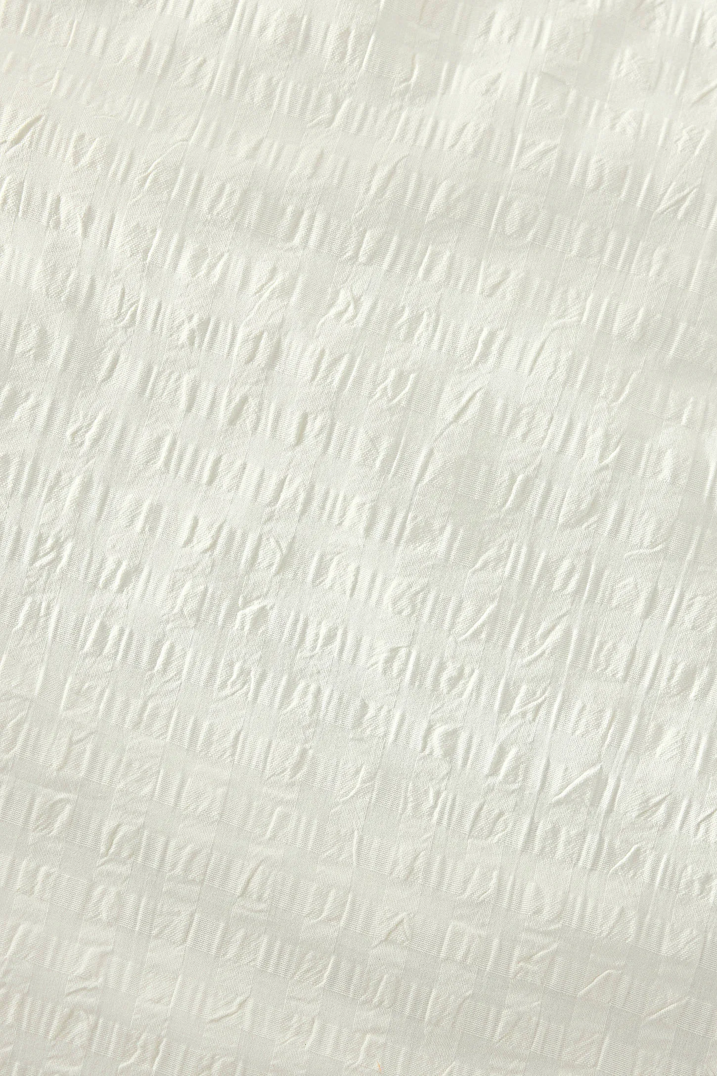 White Seersucker Duvet Set - White 4