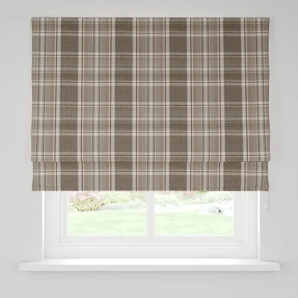 Belhaven Check Roman Blind 3