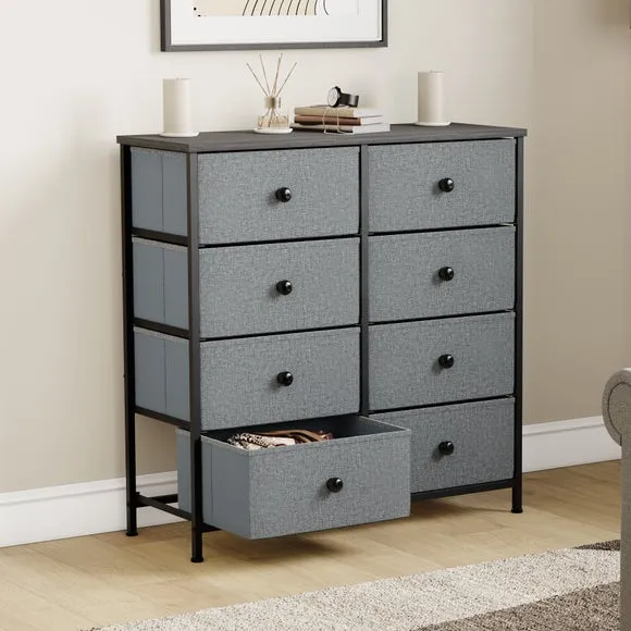 Maye 8 Drawer Fabric Chest 2