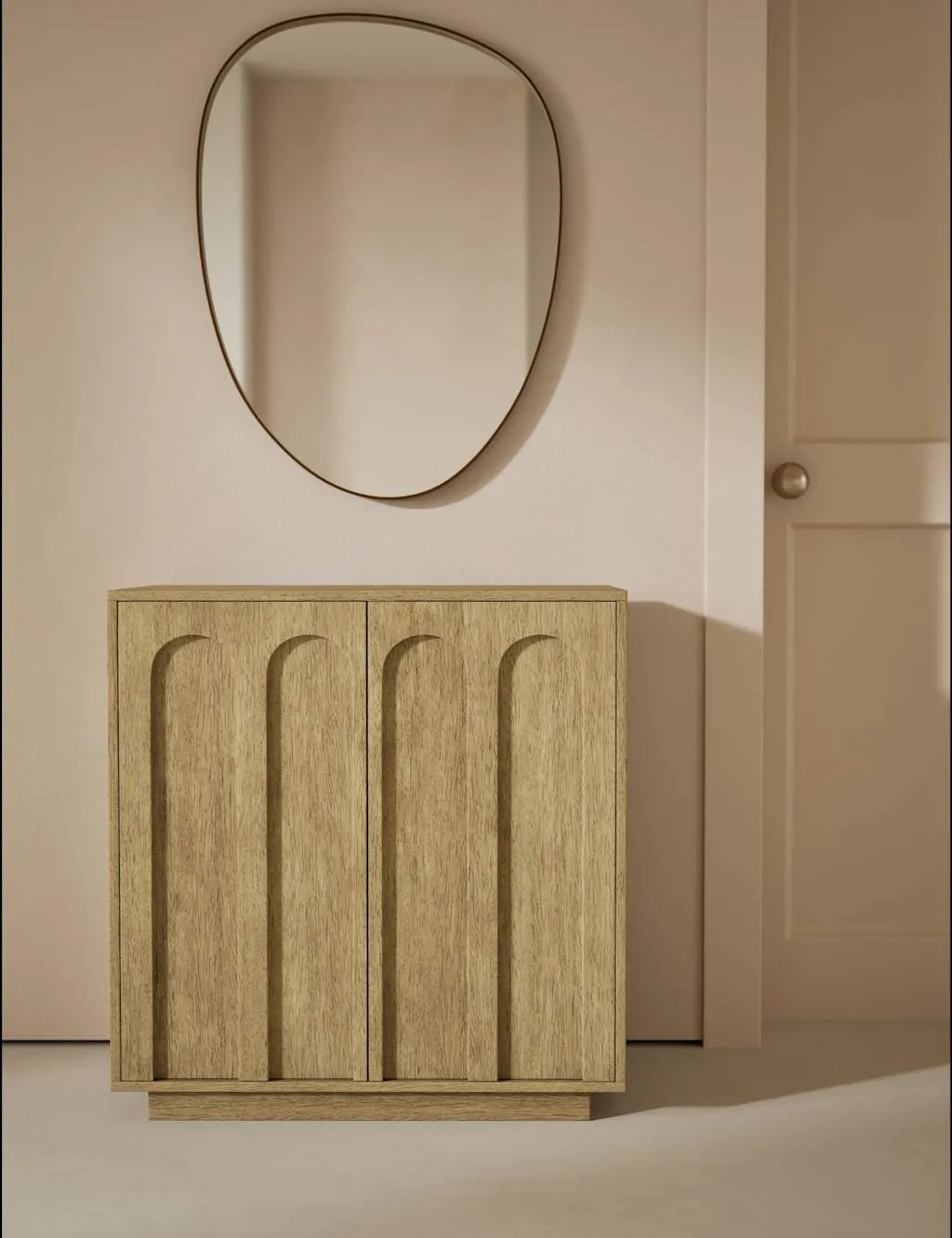 Gallery Direct Oslo 2 Door Sideboard Natural