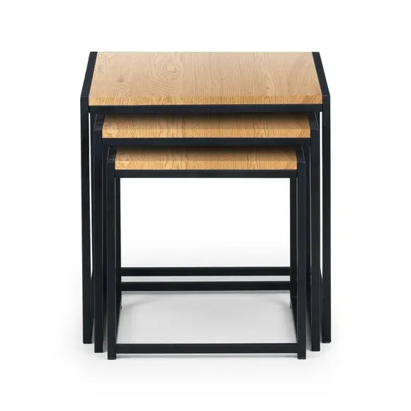 Tribeca Nest of 3 Tables, Oak 3