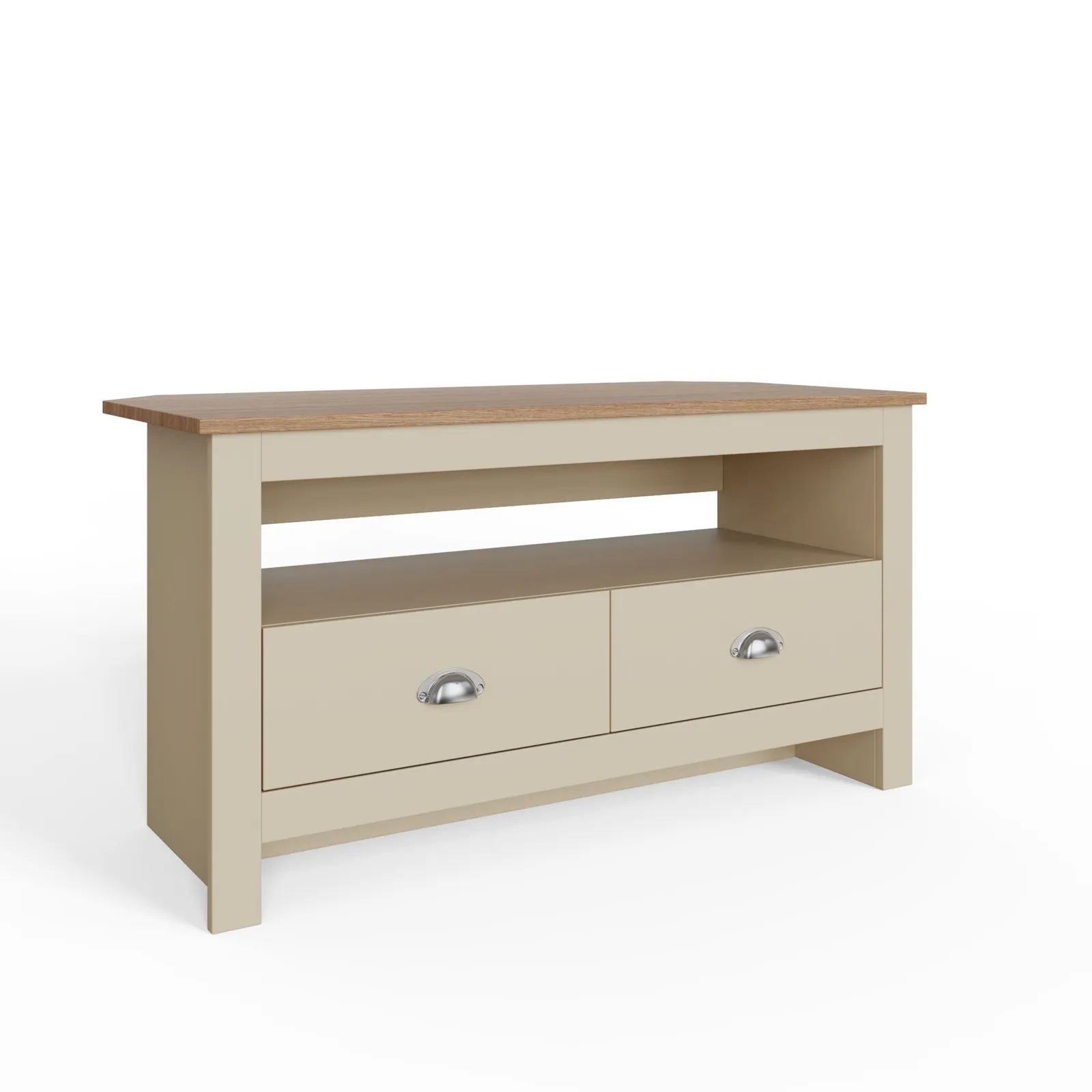 GFW Lancaster Corner TV Unit in Cream 3