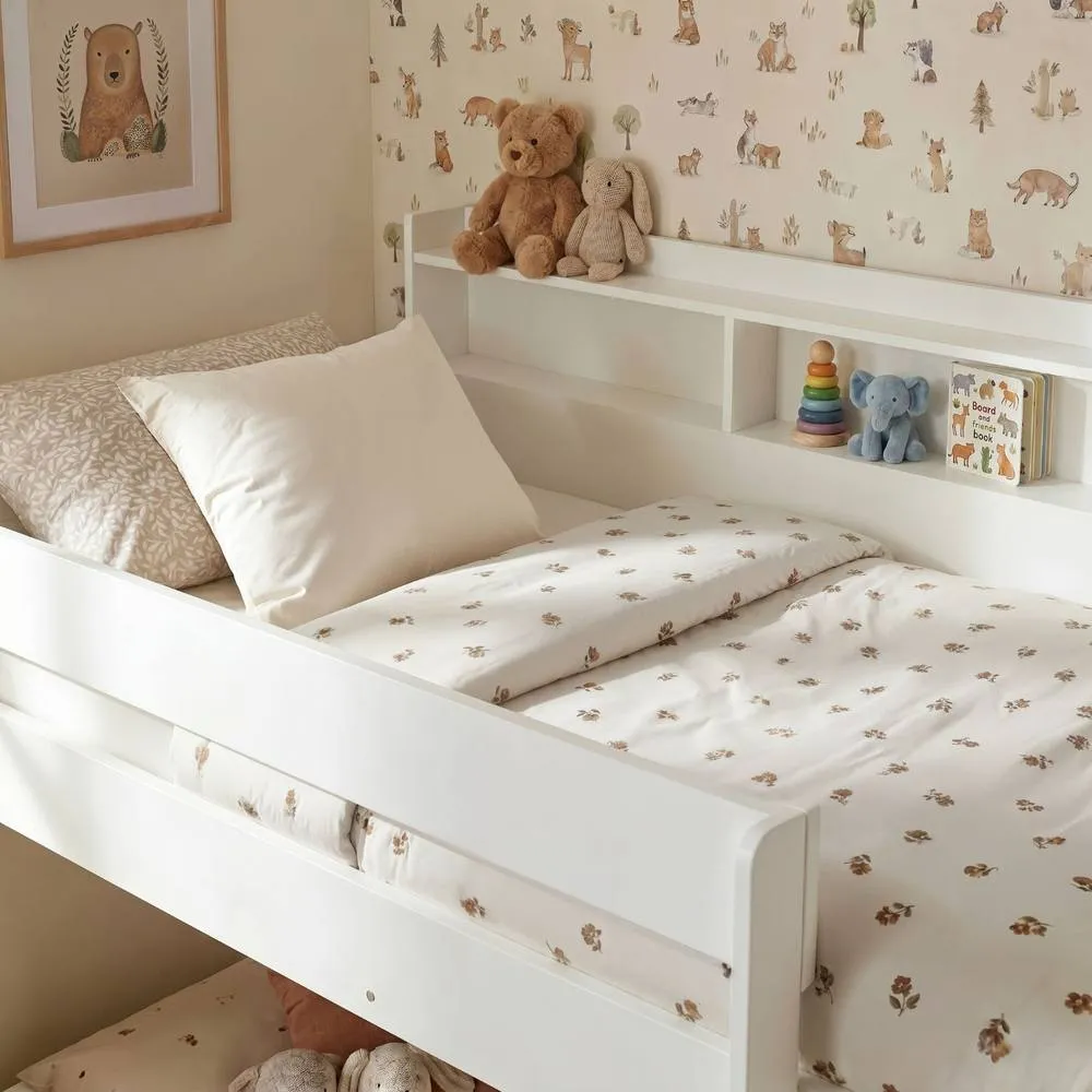 Nöa and Nani Minna Space Saving Bunk Bed with Storage Units in White 2