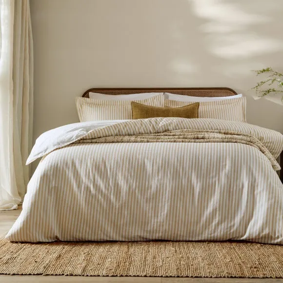 Yard Hebden Reversible 100% Cotton Duvet Cover & Pillowcase Set 1