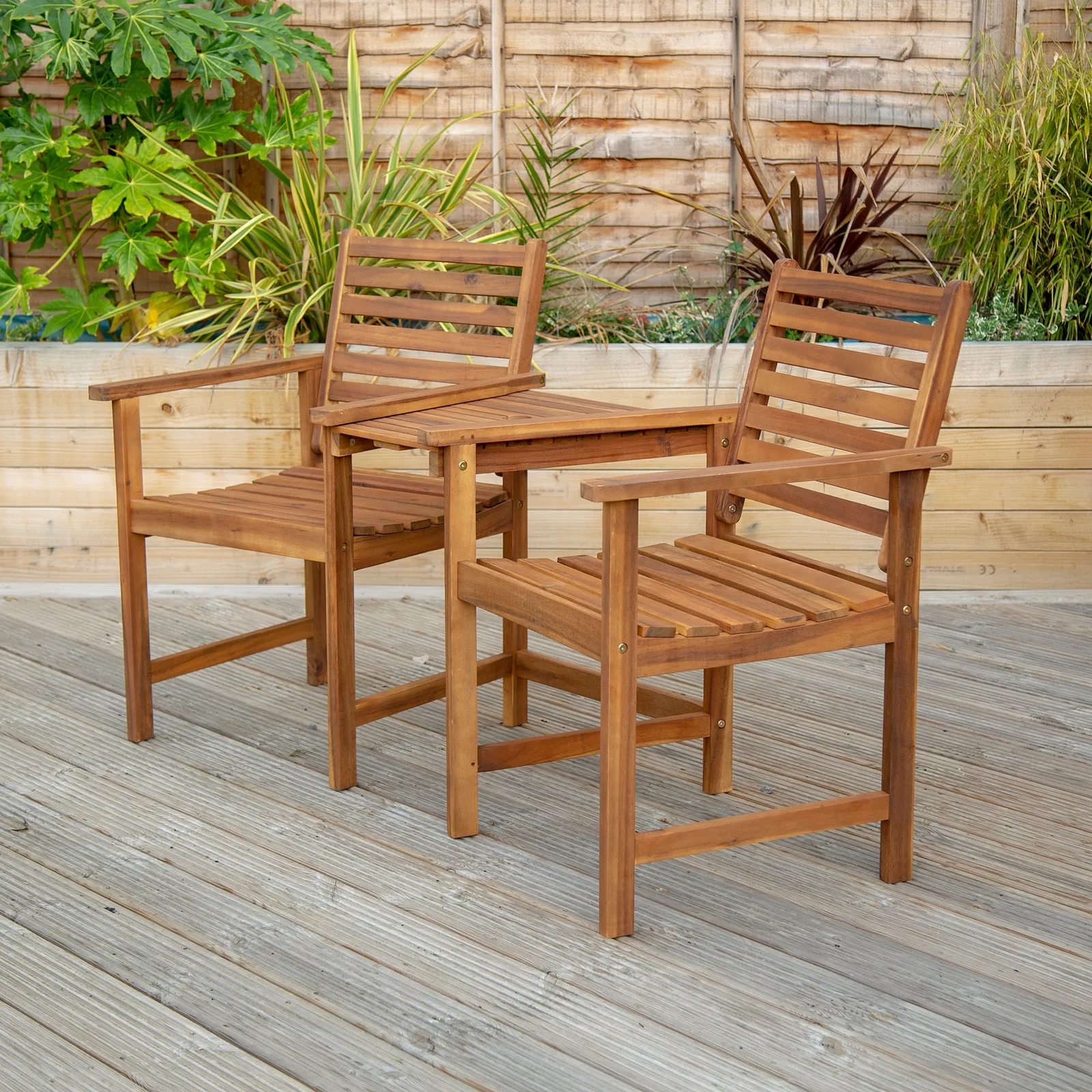 Acacia Wood Companion Seat