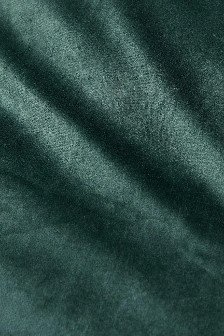 Laurence Llewelyn-Bowen 'Montrose' Luxury Velvet Duvet Cover Set in Bottle Green 2
