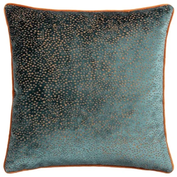 Paoletti Estelle Square Velvet Cushion Cover 2