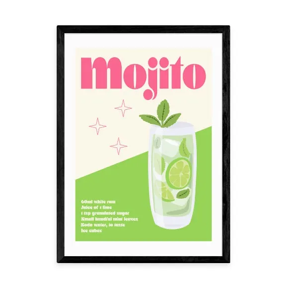 East End Prints Mojito Cocktail Print by Luxe Poster Co 2