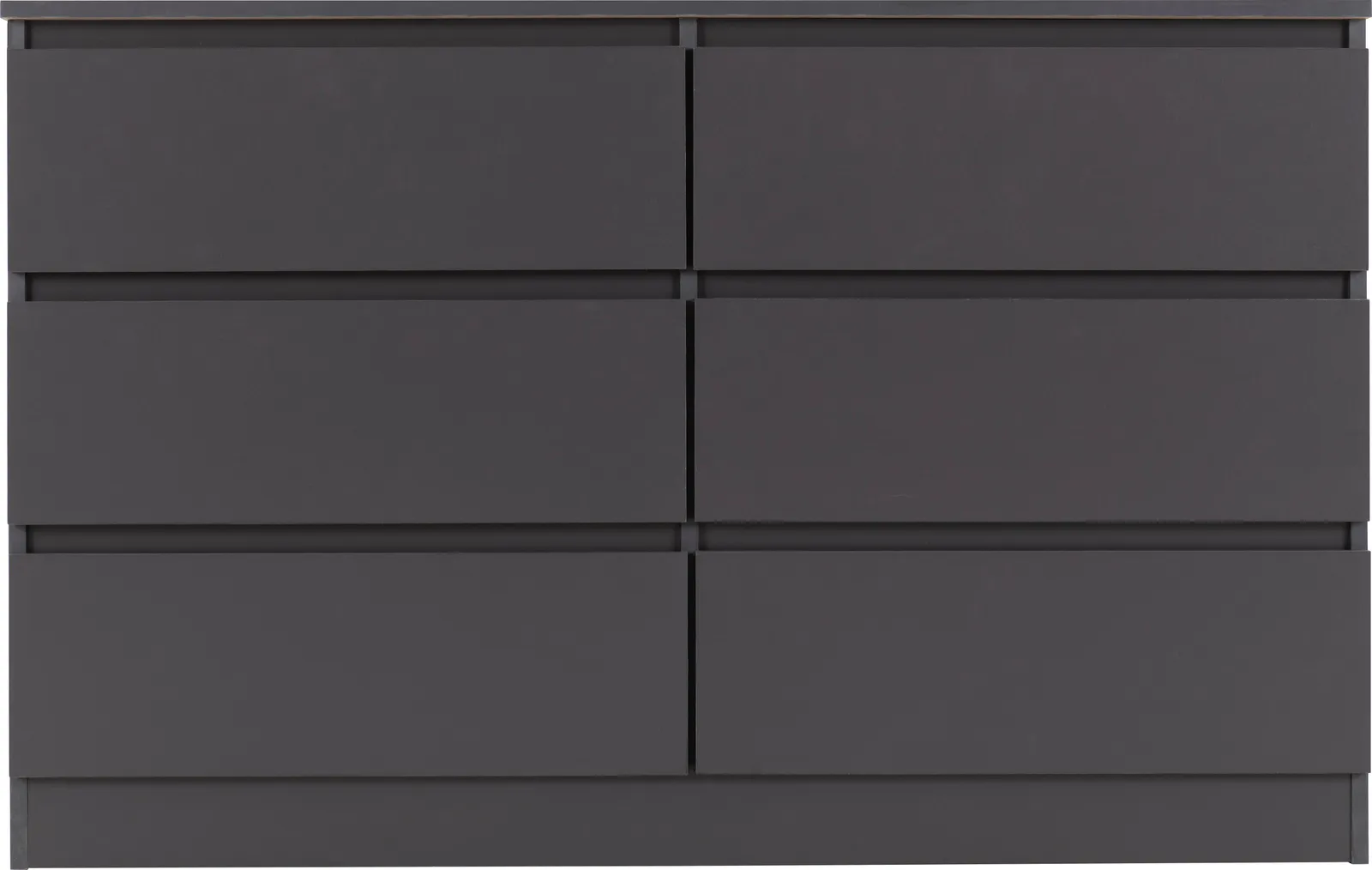 Seconique Malvern 6 Drawer Chest in Grey 3