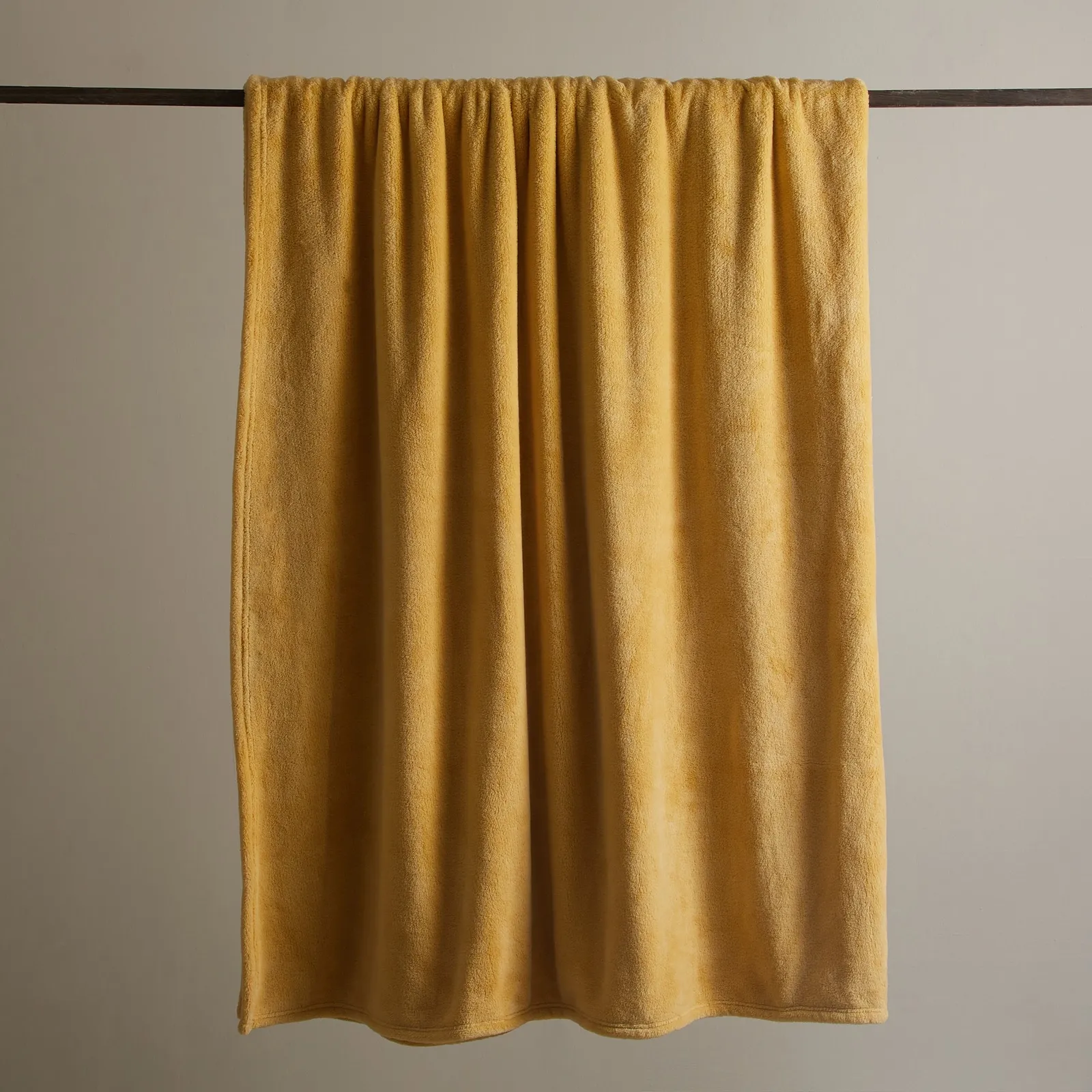 Seriously Soft Ochre Throw Ochre