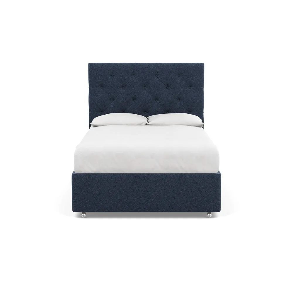 Heal's Balmoral Headboard Double Boucle Indigo