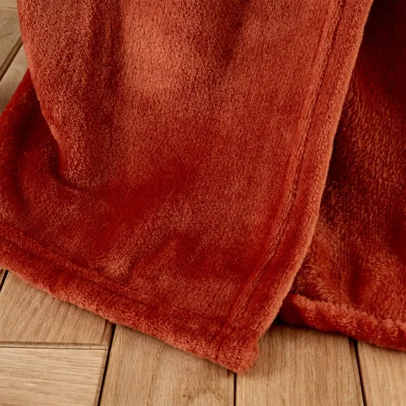 Catherine Lansfield Raschel Velvet Touch Throw Blanket 130cm x 170cm 3