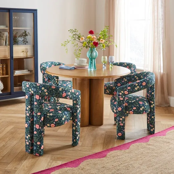 Lucilla Dining Chair, Spring Garden Print 1