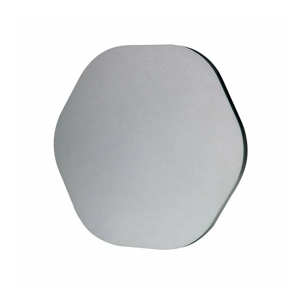 Netlighting Fusion Wall Light 14.4cm Hexagonal 6W LED 3000K 540lm Silver Paint