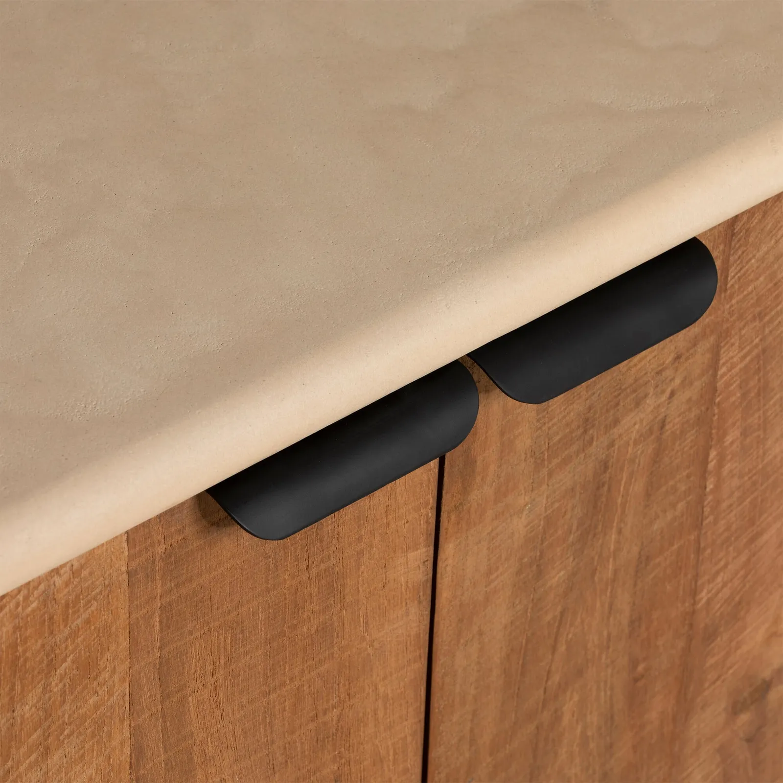 Old Java Panama 4 Door Dresser 200X45X77Cm, Brown Stone Effect | Barker & Stonehouse 3