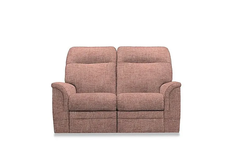 Hudson 23 Fabric 2 Seater Recliner Sofa with Headrests and Power Lumbar - Country Rose