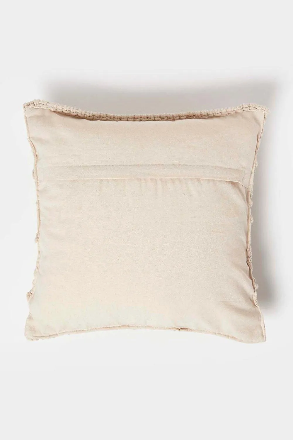 Homescapes Willow Handwoven Natural Macrame Cushion 3