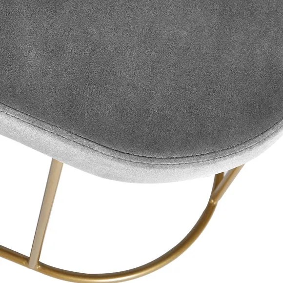 Nino 2 Seater Velvet Bench 5