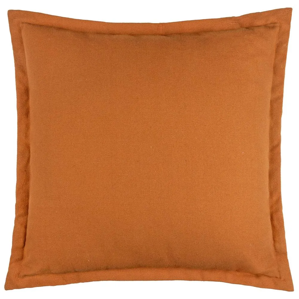 Yard Holmfirth Canvas 100% Cotton Outdoor Cushion in Burnt Orange 2