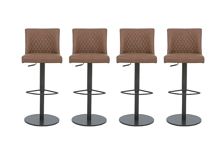 Earth Set of 4 Swivel Bar Stools