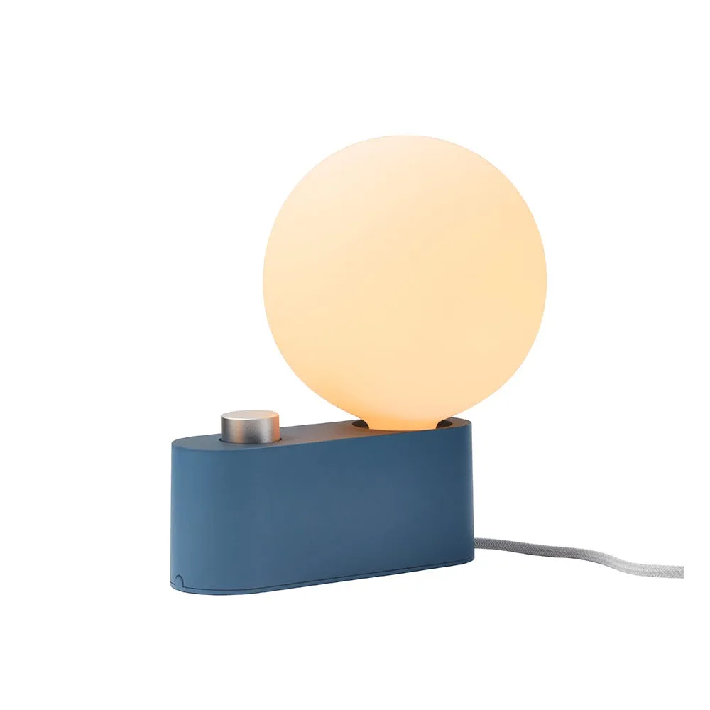 Tala Alumina Table and Wall Lamp Sapphire with Sphere IV Bulb 2