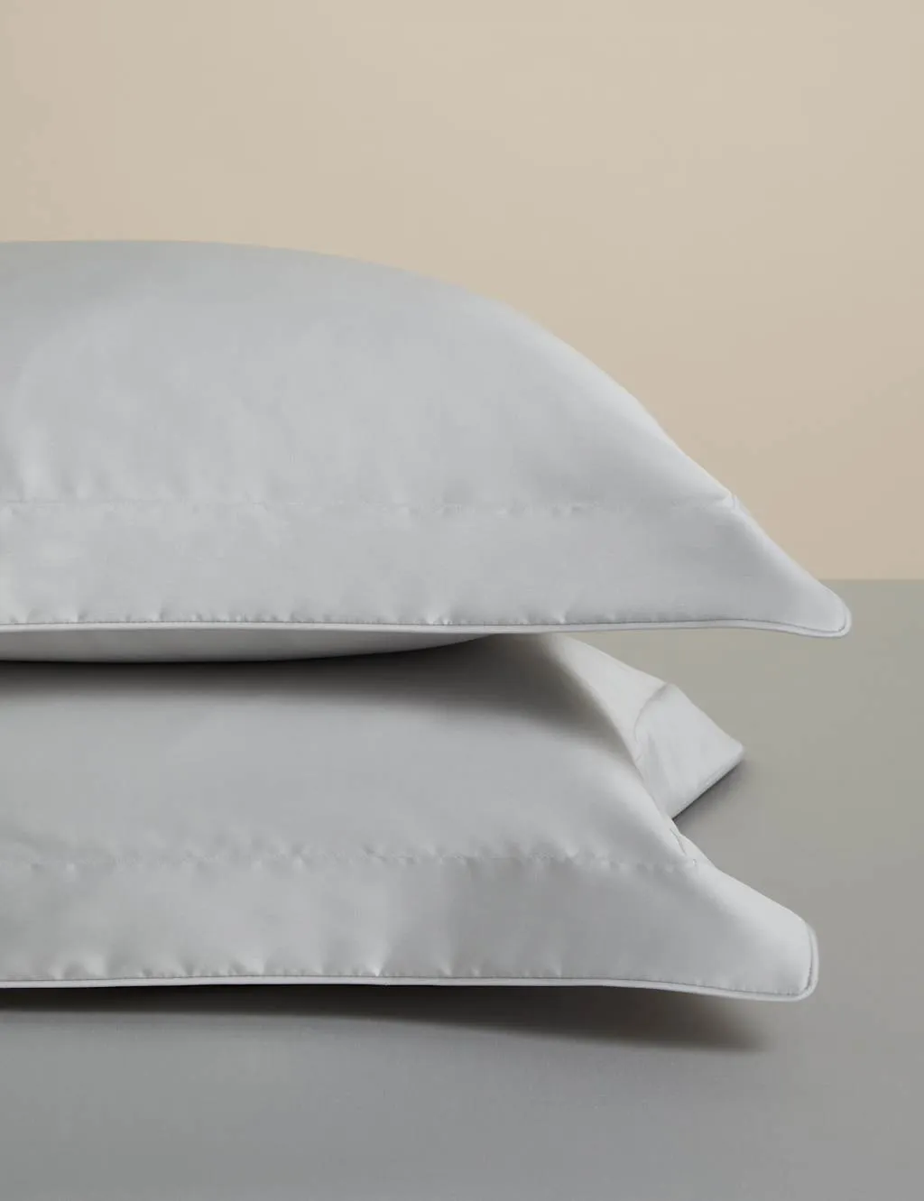 M&S Egyptian Cotton 230 Thread Count Silky Oxford Pillowcases Dove
