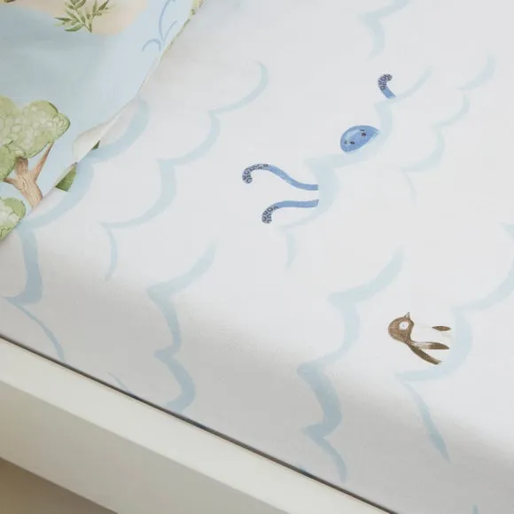 Set of 2 Adventure Maps 100% Cotton Fitted Sheets 2