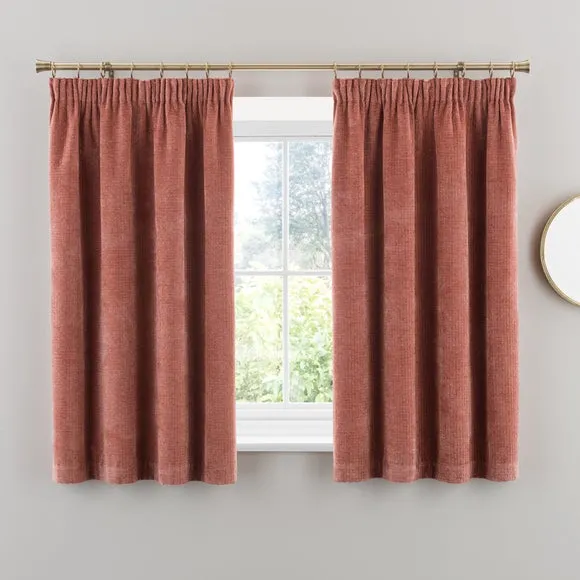 Alayna Chenille Pencil Pleat Curtains 5