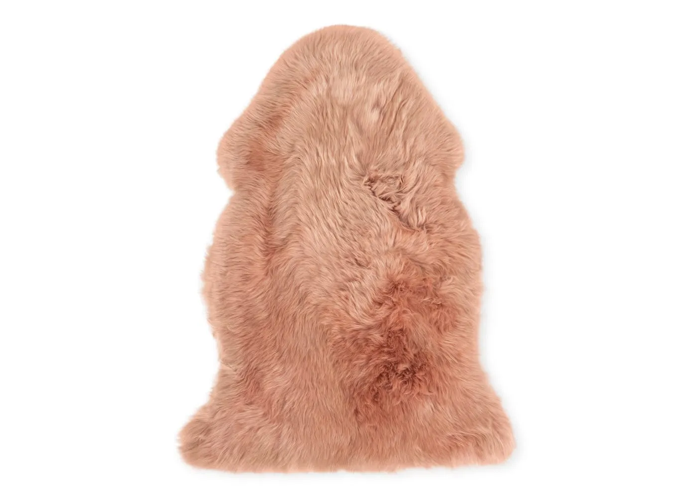 Natures Collection New Zealand Long Wool Sheepskin Rosa 90 x 60cm 1