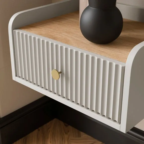 Georgi Floating 1 Drawer Bedside Table 4