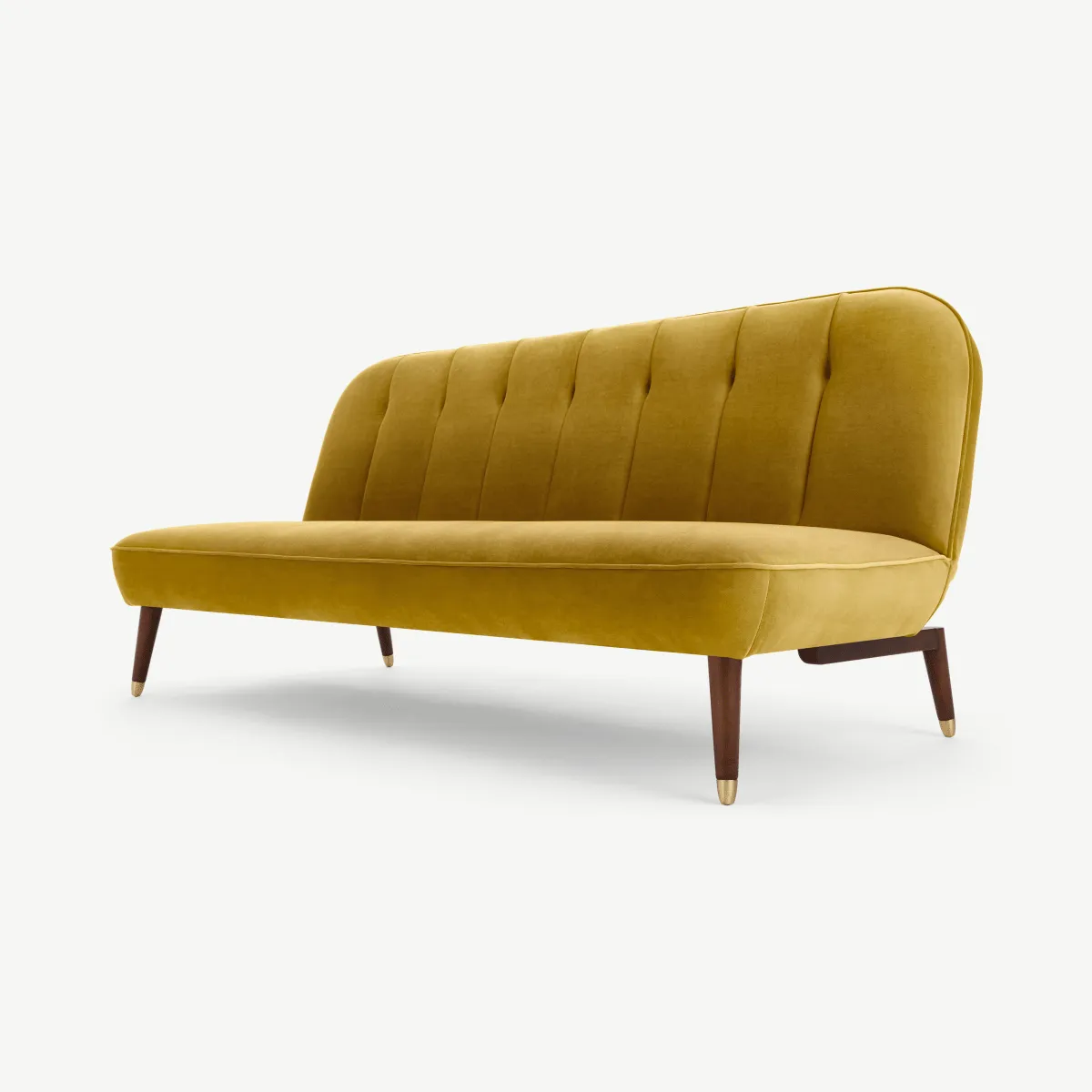 Margot Click Clack Sofa Bed, Antique Velvet