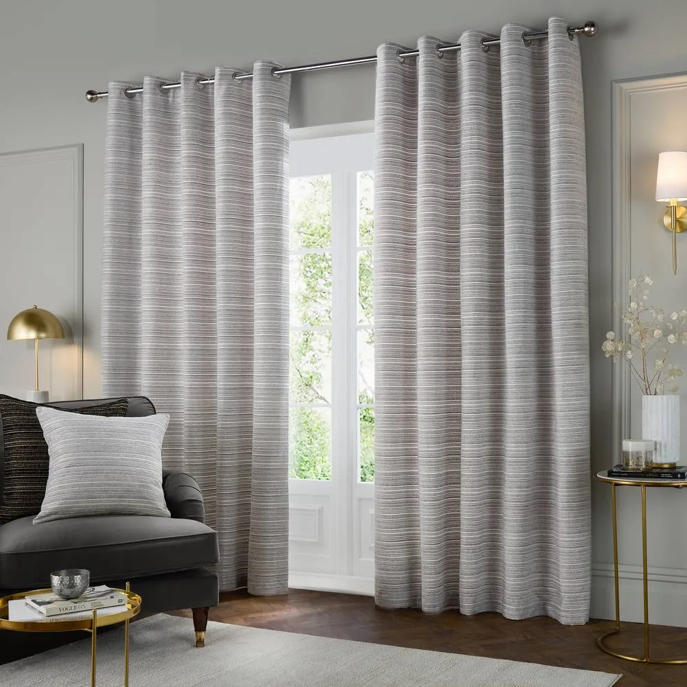Paoletti Jupiter Chenille Jacquard Cushion in Silver 5
