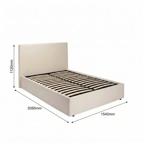 Wilder Chenille Ottoman Bed Frame 5