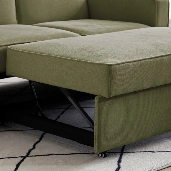Kayden Chenille Pop Up 2 Seater Double Sofa Bed 5