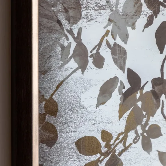 Cedar and Sage Oriental Garden Mirror Framed Wall Art 3
