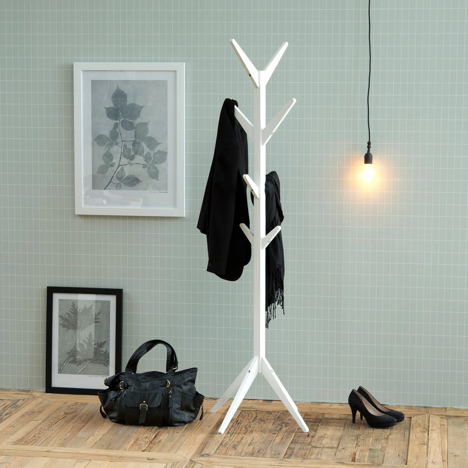 Furniture To Go Ascot Coat Hanger in White 2
