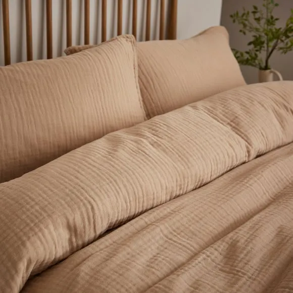 Cotton Muslin Duvet Cover and Pillowcase Set 3