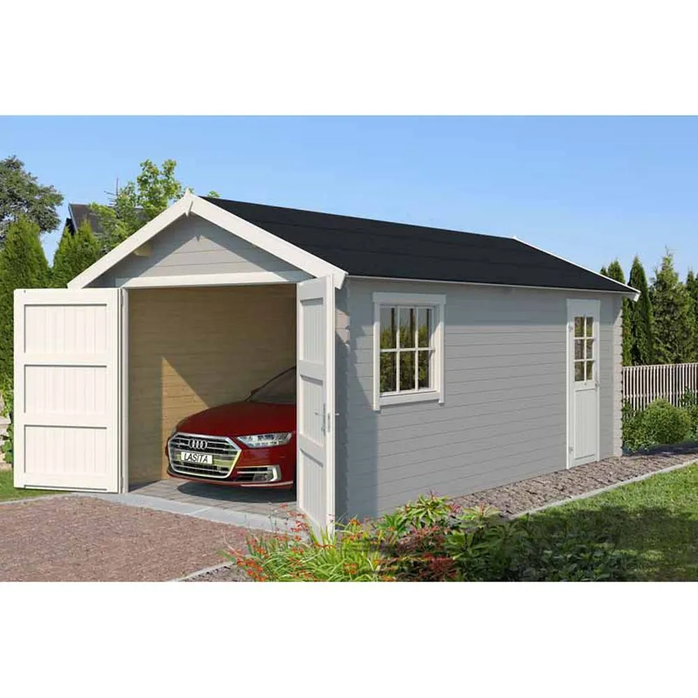 Lasita Maja Ltd Dillon 540-Log Cabin, Garden Room, Home Office - L339.9xW580xH273.6 cm in Light Brown 5