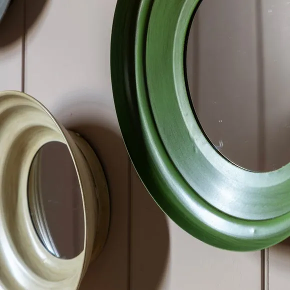 Set of 5 Eldridge Round Wall Mirrors 2